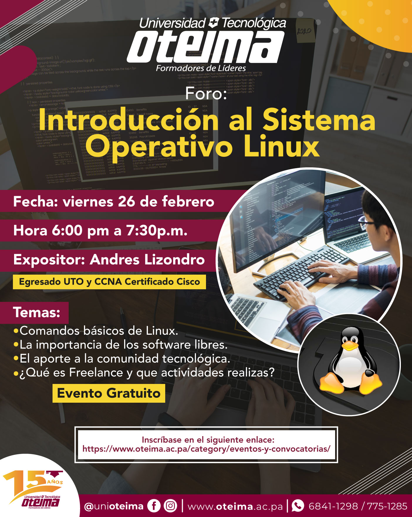 Introducci N Al Sistema Operativo Linux Universidad Tecnol Gica Oteima